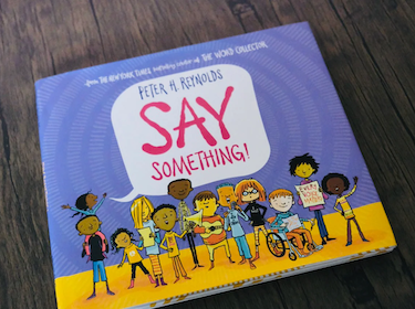 Say Something! book